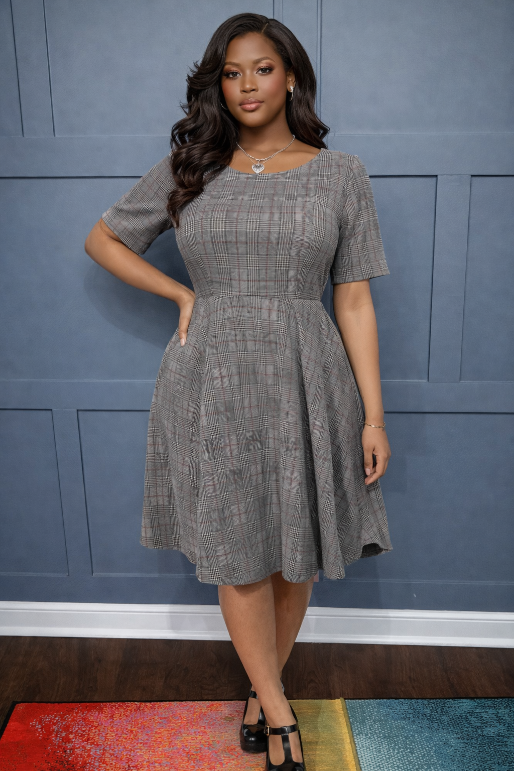 New Torrid Double-knit Jacquard Skater Dress, 2X